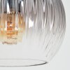 Koyoto Boule lumineuse, Lampadaire Ambre, Clair, Fumé, 5 lumières