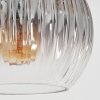Koyoto Boule lumineuse, Lampadaire Ambre, Clair, Fumé, 5 lumières