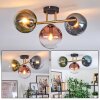 Gastor Plafonnier, Boule lumineuse Or, Noir, 3 lumières