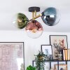 Gastor Plafonnier, Boule lumineuse Or, Noir, 3 lumières