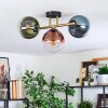 Gastor Plafonnier, Boule lumineuse Or, Noir, 3 lumières