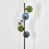 Gastor Boule lumineuse, Lampadaire 33 cm Bleu, Chrome, Vert, Fumé, 5 lumières Gastor Boule lumineuse, Lampadaire 33 cm Bleu, Chrome, Vert, Fumé, 5 lumières