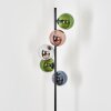 Gastor Boule lumineuse, Lampadaire 33 cm Bleu, Chrome, Vert, Cuivré, Fumé, 5 lumières