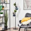 Gastor Boule lumineuse, Lampadaire 34 cm Bleu, Chrome, Vert, Fumé, 6 lumières