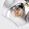 Ripoll Plafonnier, Boule lumineuse Chrome, Or, Clair, Cuivré, Fumé, 3 lumières