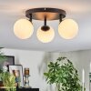 Chehalis Plafonnier, Boule lumineuse 44 cm Blanc, 3 lumières