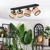 Ramila Plafonnier, Spot de plafond Noir, 4 lumières
