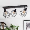 Yaak Plafonnier, Spot de plafond Noir, 3 lumières