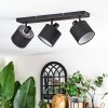 Bassagoda Plafonnier, Spot de plafond Noir, 3 lumières