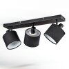 Bassagoda Plafonnier, Spot de plafond Noir, 3 lumières