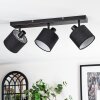 Bassagoda Plafonnier, Spot de plafond Noir, 3 lumières