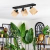 Cavaca Plafonnier, Spot de plafond Noir, 3 lumières