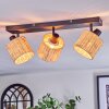 Cavaca Plafonnier, Spot de plafond Noir, 3 lumières