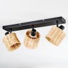 Cavaca Plafonnier, Spot de plafond Noir, 3 lumières