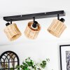 Cavaca Plafonnier, Spot de plafond Noir, 3 lumières