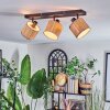 Bongal Plafonnier, Spot de plafond Noir, 3 lumières