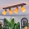 Lindberg Plafonnier, Spot de plafond Noir, 4 lumières