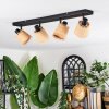 Lindberg Plafonnier, Spot de plafond Noir, 4 lumières
