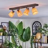 Lindberg Plafonnier, Spot de plafond Noir, 4 lumières