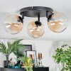 Chehalis Plafonnier, Boule lumineuse 48.5 cm Ambre, Clair, 3 lumières