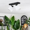 Bassagoda Plafonnier, Spot de plafond Noir, 2 lumières