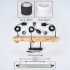 Bassagoda Suspension, Suspension Écru, Noir, 3 lumières