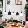 Bassagoda Suspension, Suspension Écru, Noir, 5 lumières
