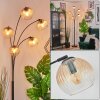 Koyoto Boule lumineuse, Lampadaire Ambre, Clair, 5 lumières