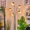 Koyoto Boule lumineuse, Lampadaire Ambre, Clair, 5 lumières