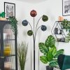 Koyoto Boule lumineuse, Lampadaire Bleu, Vert, Cuivré, 5 lumières