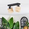 Cavaca Plafonnier, Spot de plafond Noir, 2 lumières