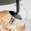 Chehalis Plafonnier, Boule lumineuse 30 cm Ambre, 4 lumières