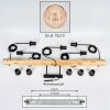 Koyoto Suspension, Boule lumineuse, Suspension Écru, Noir, 5 lumières