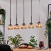 Koyoto Suspension, Boule lumineuse, Suspension Écru, Noir, 5 lumières