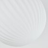 Chehalis Plafonnier, Boule lumineuse 25 cm Blanc, 3 lumières