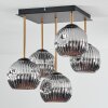 Ripoll Plafonnier, Boule lumineuse Or, Noir, 5 lumières