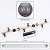 Koyoto Plafonnier, Boule lumineuse Or, Noir, 10 lumières