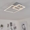 Plafonnier Buren LED Nickel mat, 1 lumière
