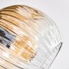 Ripoll Plafonnier, Boule lumineuse Ambre, Clair, 3 lumières