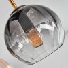 Koyoto Plafonnier, Boule lumineuse Or, Noir, 5 lumières