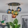 Koyoto Plafonnier, Boule lumineuse 45 cm Laiton, Noir, 5 lumières