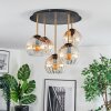 Koyoto Plafonnier, Boule lumineuse Laiton, Noir, 5 lumières