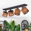 Cando Plafonnier, Spot de plafond Noir, 4 lumières