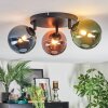 Chehalis Plafonnier, Boule lumineuse 48.5 cm Bleu, Vert, Cuivré, 3 lumières