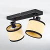 Chellas Plafonnier, Spot de plafond Noir, 2 lumières