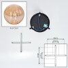 Chehalis Plafonnier, Boule lumineuse Ambre, 3 lumières Chehalis Plafonnier, Boule lumineuse Ambre, 3 lumières
