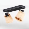 Lindberg Plafonnier, Spot de plafond Noir, 2 lumières