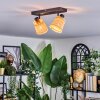 Lindberg Plafonnier, Spot de plafond Noir, 2 lumières