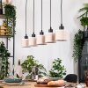 Bassagoda Suspension, Suspension Écru, Noir, 5 lumières
