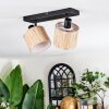 Bongal Plafonnier, Spot de plafond Noir, 2 lumières
